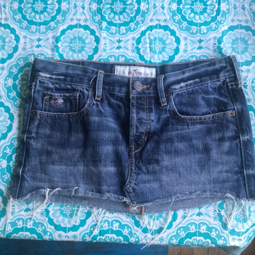 Hollister Size 1 denim mini